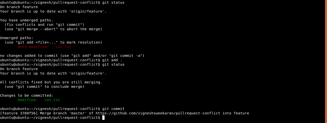 Commit Fix