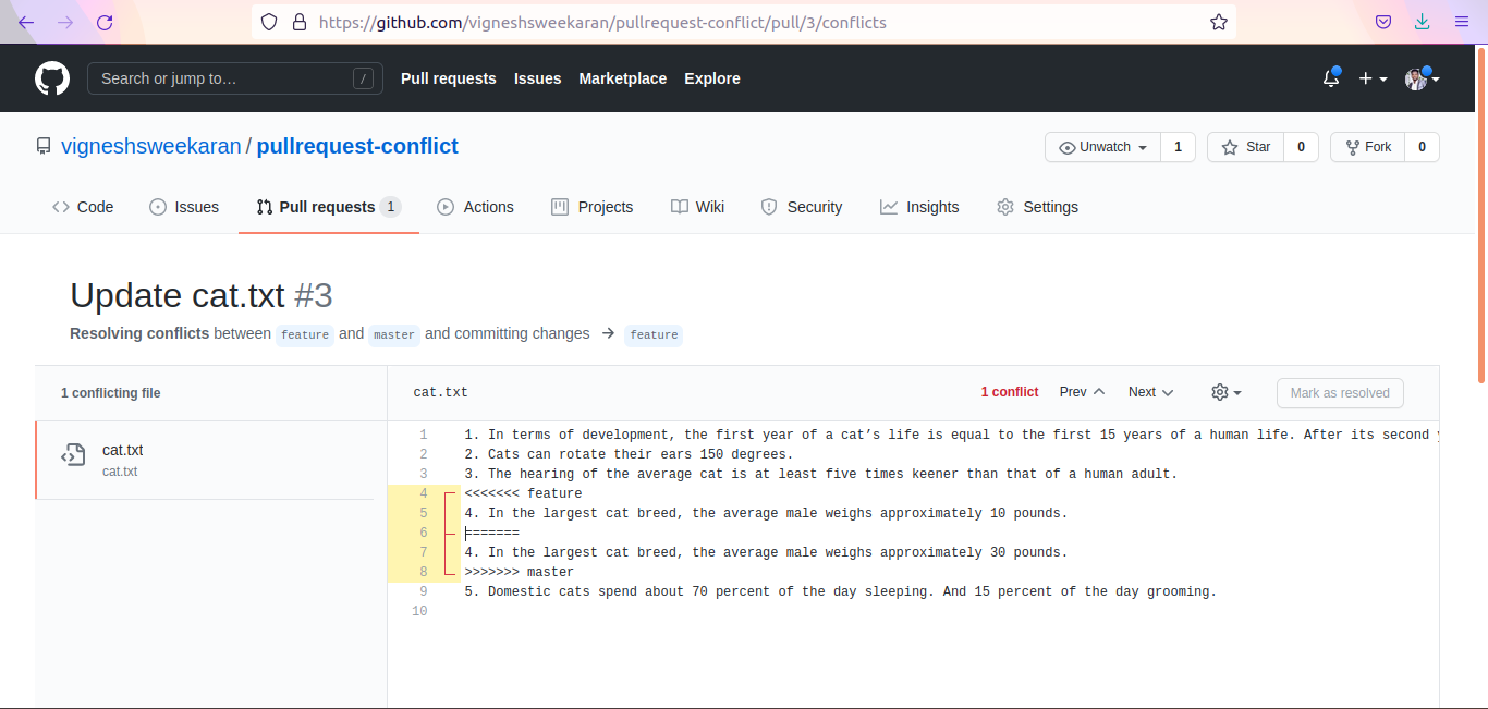 Conflict Editor