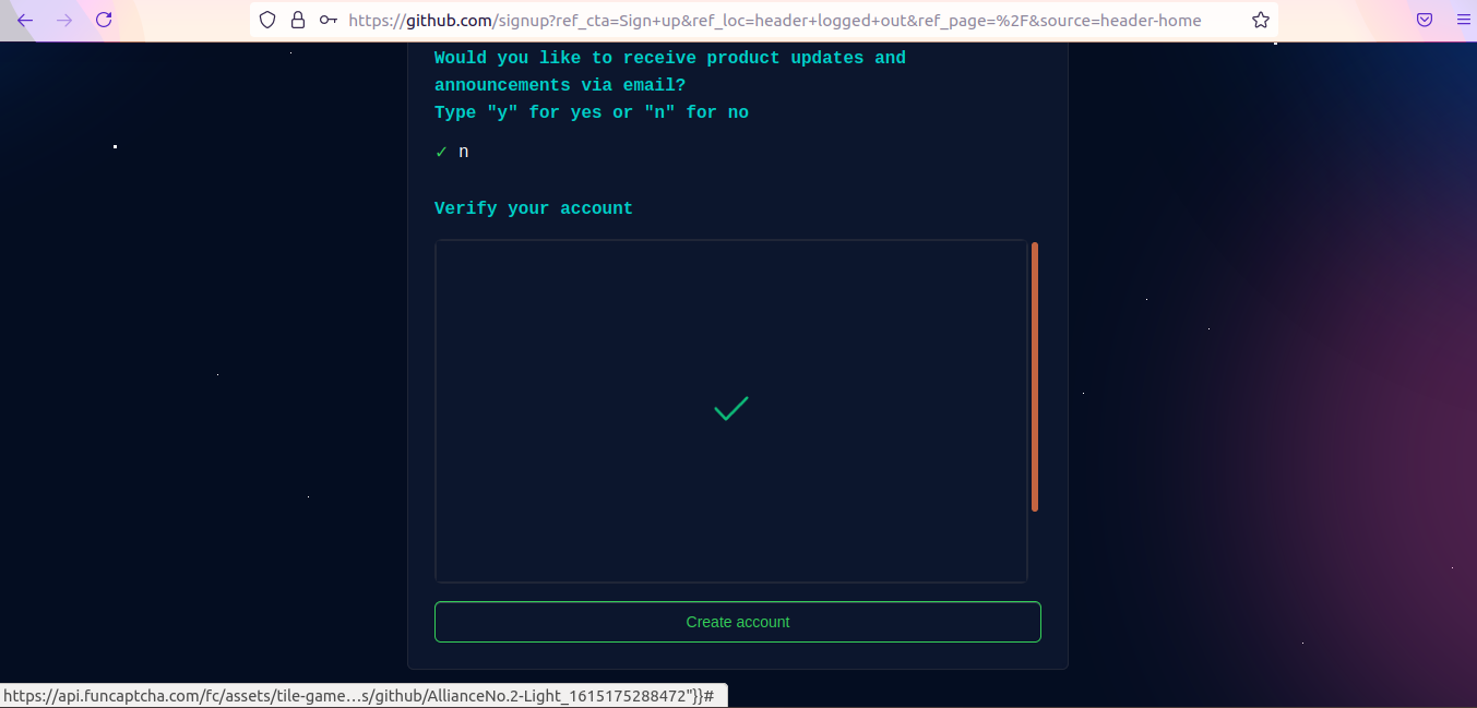 Choose Username