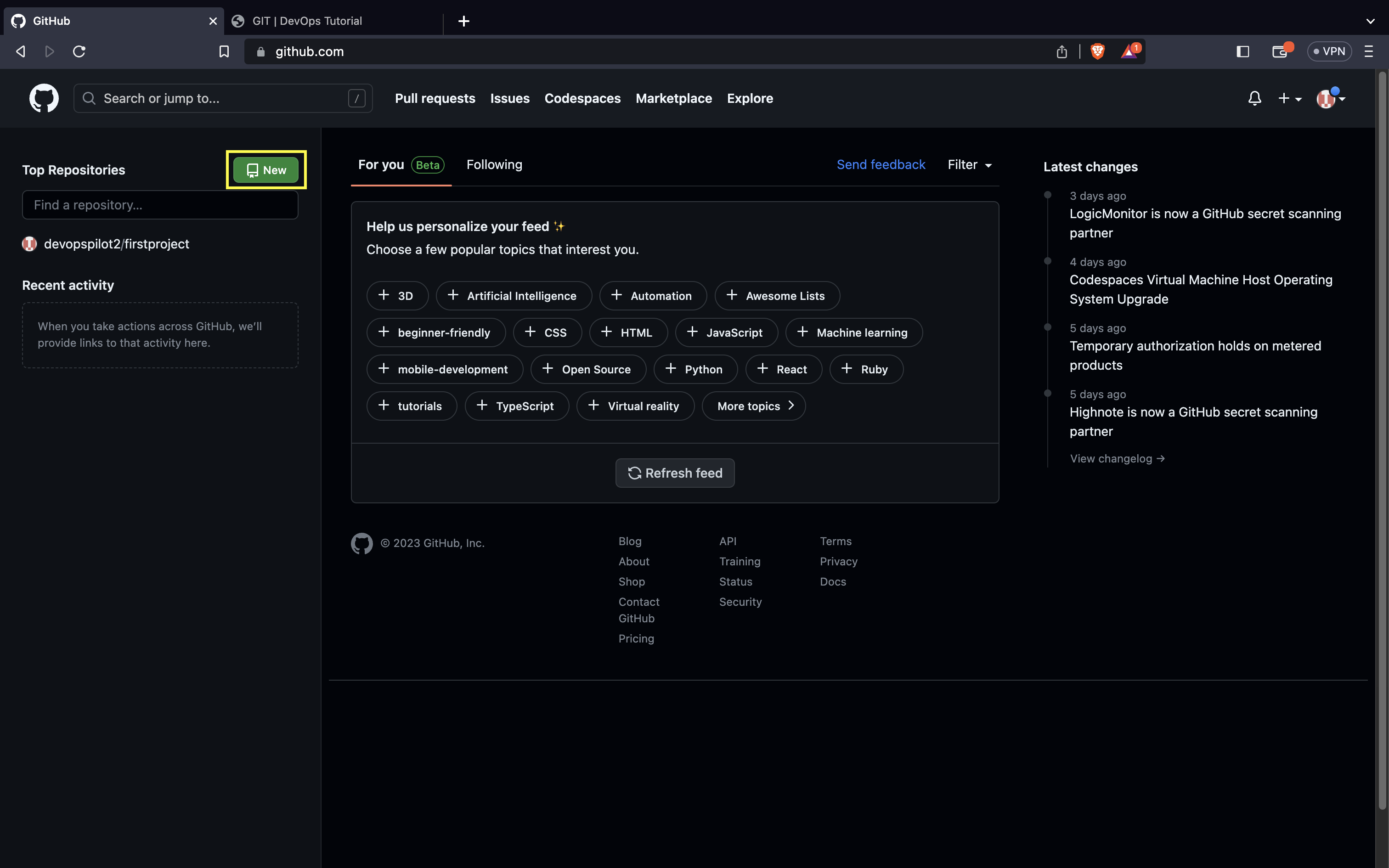 New Repository